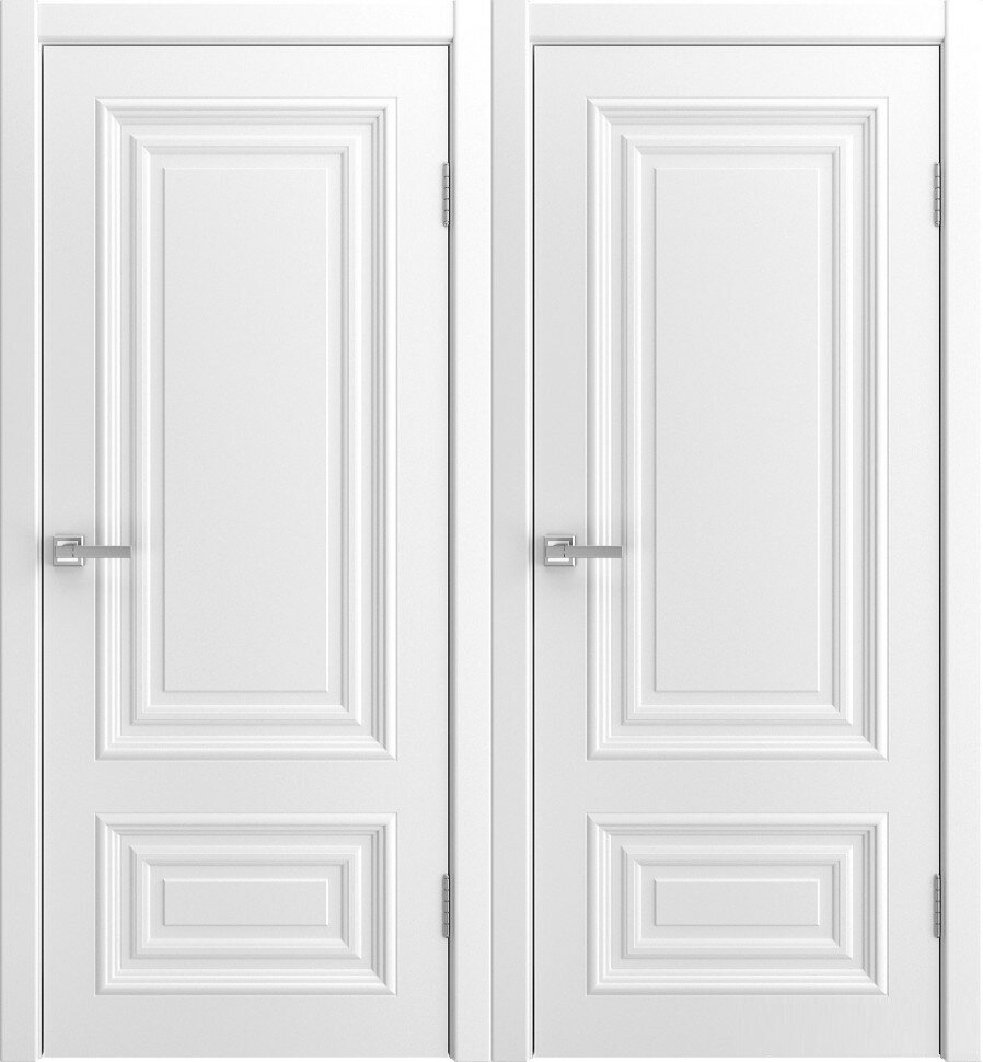 Межкомнатная дверь Ульяновская Альберо-2 эмаль белая (900х2000 Белый)