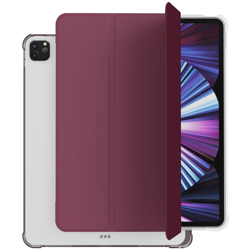 Чехол vlp Dual Folio для iPad Pro 2021 (12.9), марсала (vlp-PCPAD21-12.9MS)