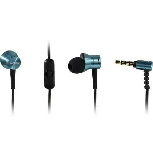 Наушники с микрофоном 1more Piston Fit In-Ear Headphones E1009-Blue Black
