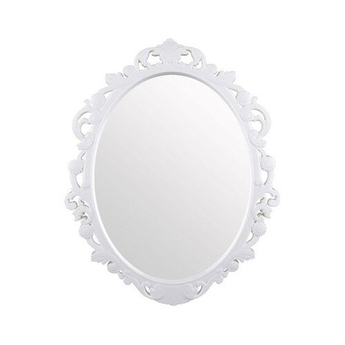 Зеркало в рамке "Ажур" (585х470мм)(белый) - фотография № 2