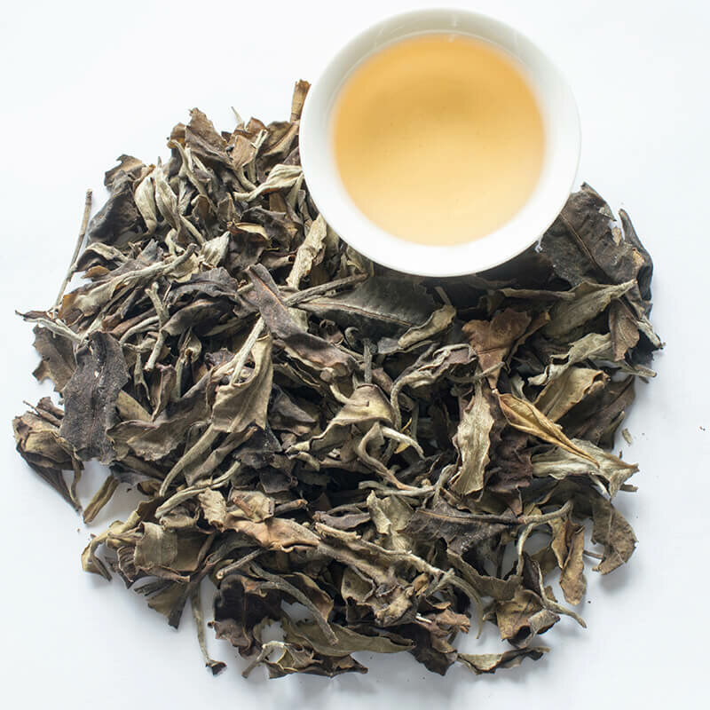 Китайский белый чай Шоу Мэй 200гр / Настоящий листовой белый чай премиального сорта / Брови старца / Брови долголетия / Целебный чай - фотография № 4