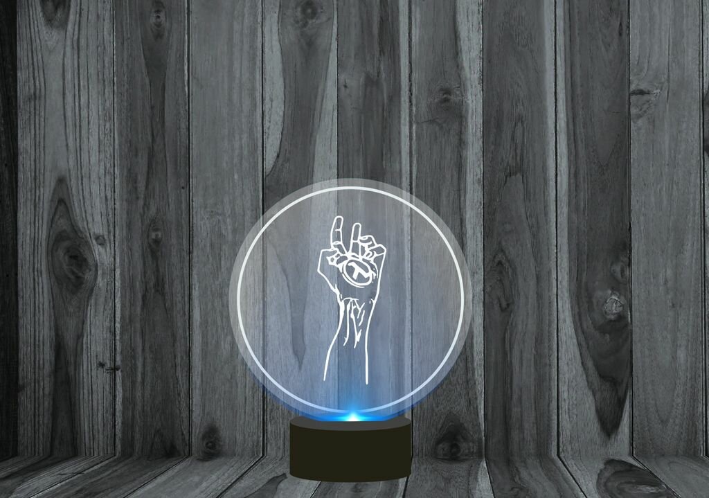 3D светильник ночник Half-Life Халф Лайф №1