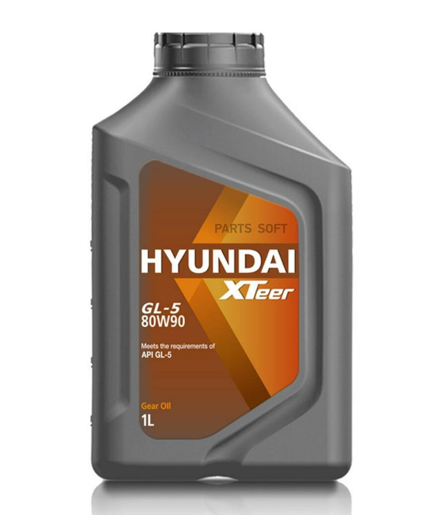 масло трансмиссионное hyundai xteer gear oil-5 80w90 1 л 1011017