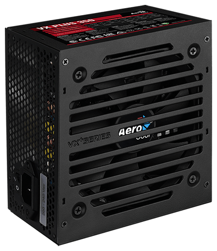 Aerocool Блок питания 350Вт Aerocool VX-350 PLUS ATX12V V2.3 (20/24+4/8+6pin вентилятор d120мм) + кабель питания (ret)