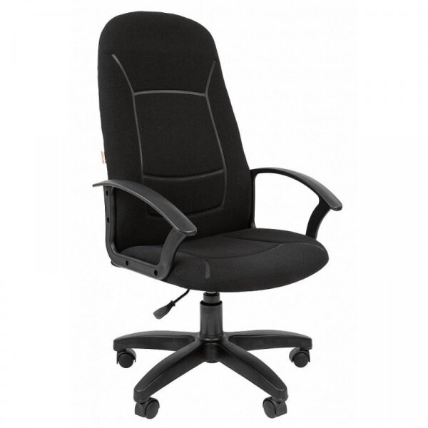 Кресло руководителя Easy Chair 671 TС ткань черный, пластик