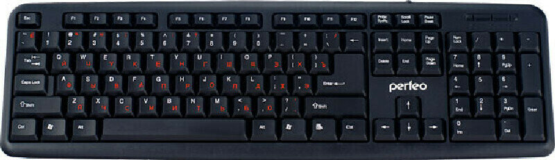 Клавиатура Perfeo клавиатура CLASSIC стандартная USB чёрная (PF-6106-USB)
