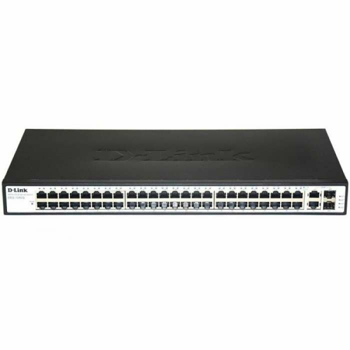 Коммутатор D-Link DES-1050G/C1A, 48-Port UTP 10/100BASE-T + 2 Combo of 10/100/1000BASE-T/SFP