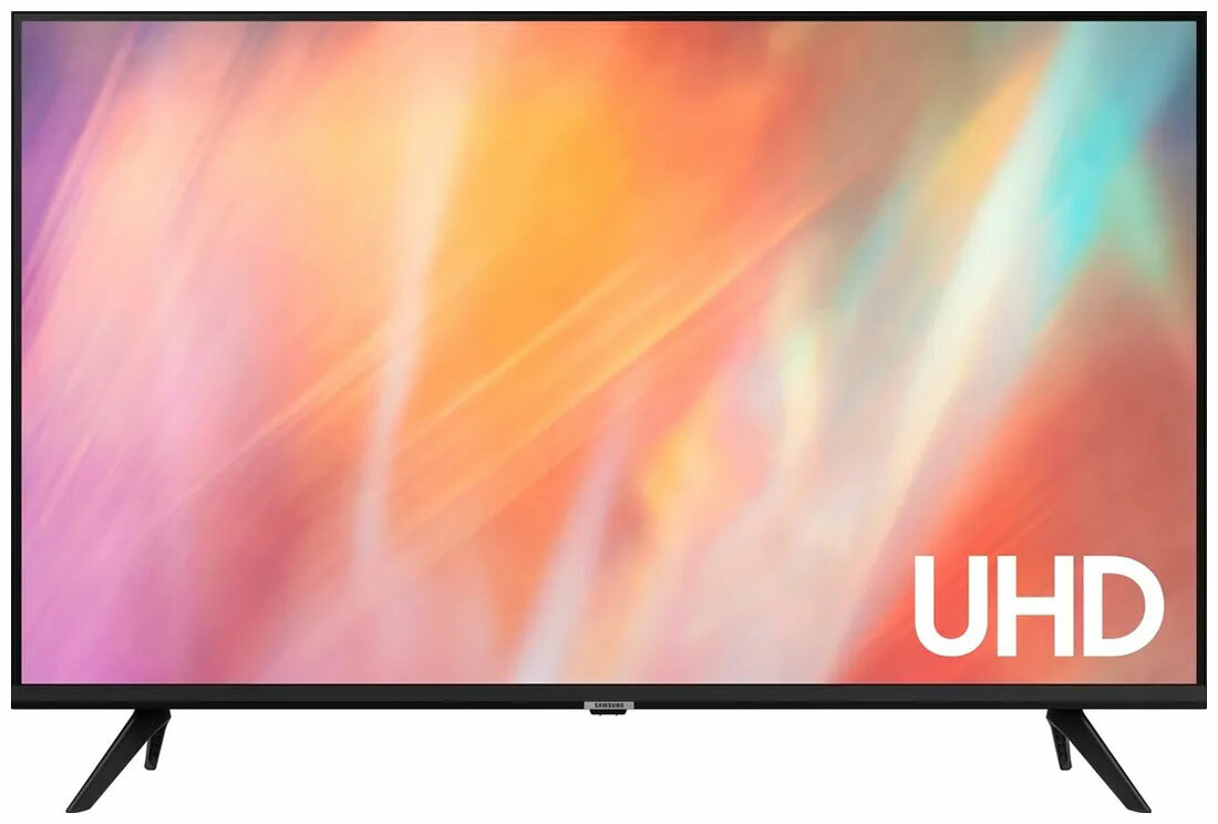 4K (UHD) телевизор Samsung UE55AU7002UXRU черный
