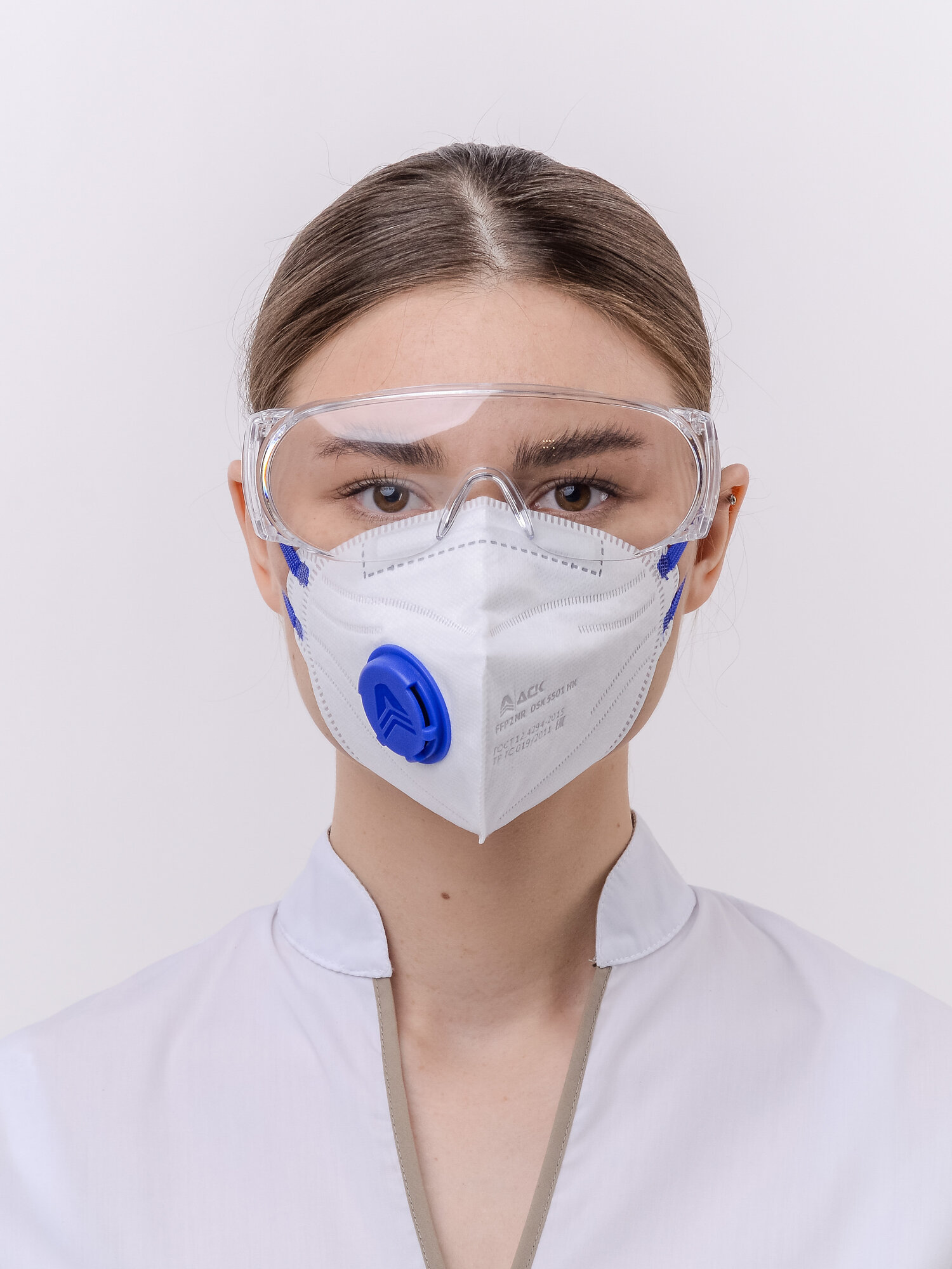 фото Респиратор складной DSK 5501 НК с клапаном, FFP2