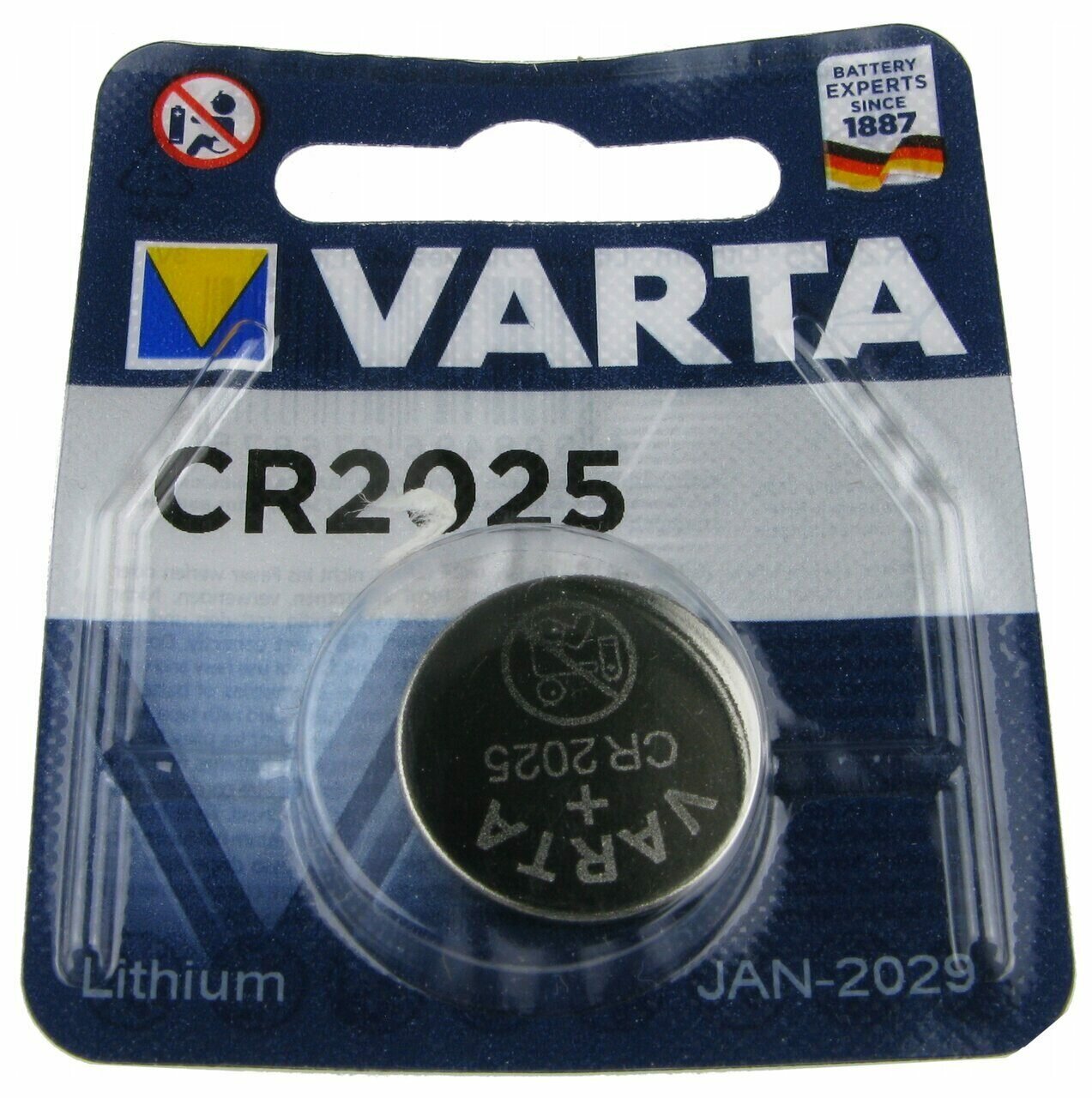 Батарейка VARTA CR2025 1шт