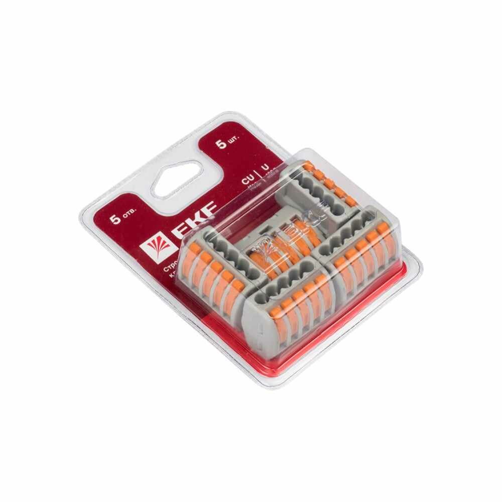 фото EKF Клемма СМК 222-415 блистер (5шт) plc-smk-415b