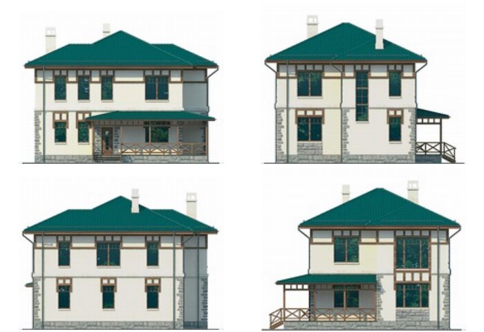 Проект дома Plans-54-57 (168 кв.м, газобетон) - фотография № 2