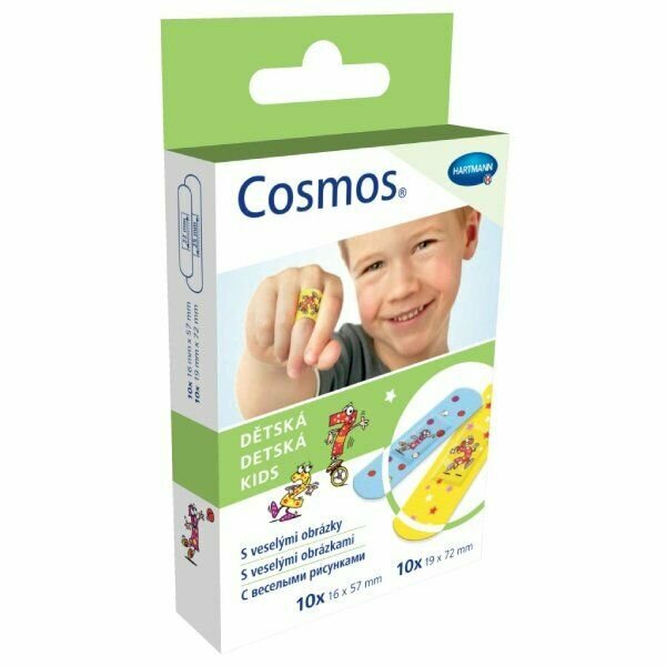 Пластырь 2 размера Kids Cosmos/Космос 20 шт.