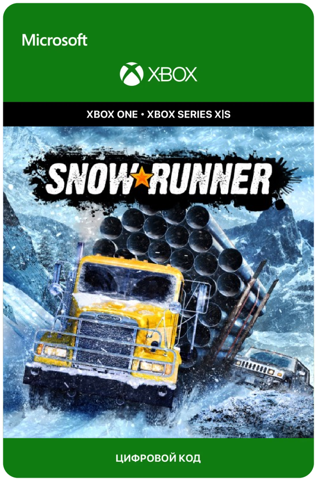 Игра SnowRunner Xbox One Series X/S (русская версия код регион активации - Турция)