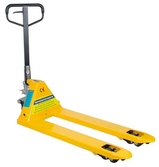 фото Гидравлическая тележка TOR 2500 кг 1150 мм RHP BF (резиновые колеса) 1000323