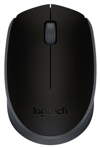  Wireless Logitech M171 910-004424 black/gray, USB, 1000dpi