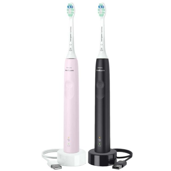 Philips Набор электрических зубных щеток Philips Sonicare HX3675/15, 2 шт