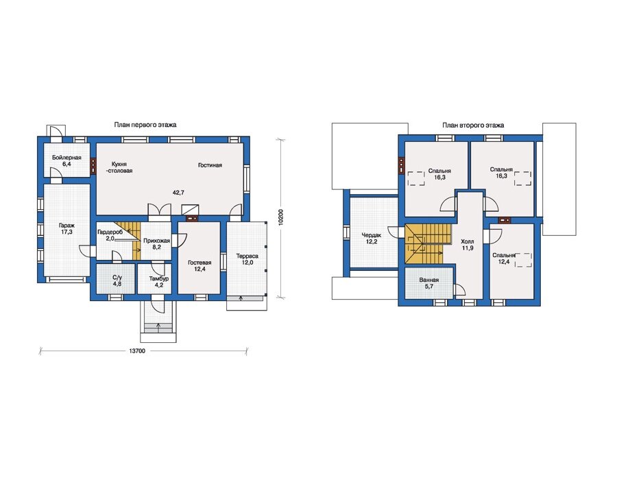 Проект дома Plans-52-00 (173 кв.м, газобетон) - фотография № 2