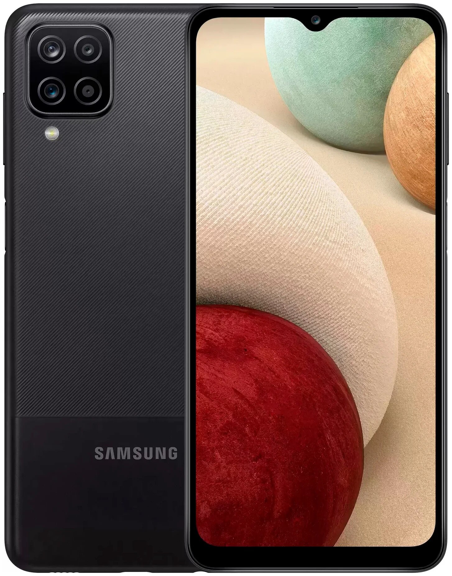 Смартфон Samsung Galaxy A12 (SM-A127) 3/32 ГБ RU, черный