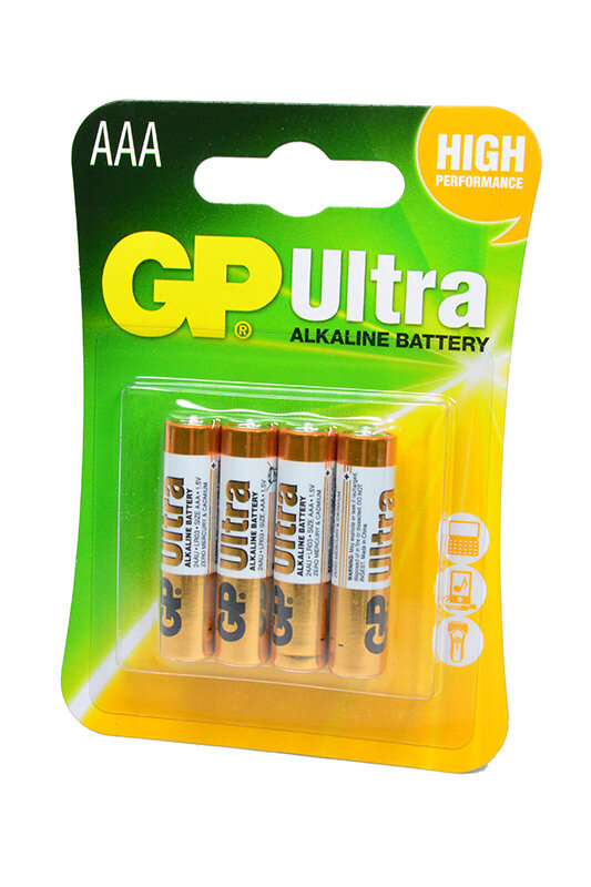 GP Батарейка GP 24A Ultra BL4, 4шт (GP24AU-2CR4)