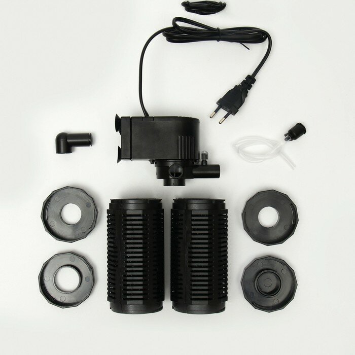 Внутренний фильтр Hidom AP-2000L, 1600 л/ч, 30 Вт, двухкамерный - фотография № 3