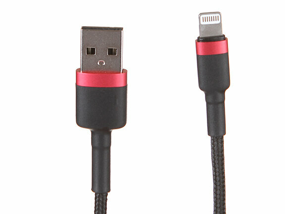 Аксессуар Baseus Cafule Cable USB - Lightning 2A 3m Red-Black CALKLF-R91