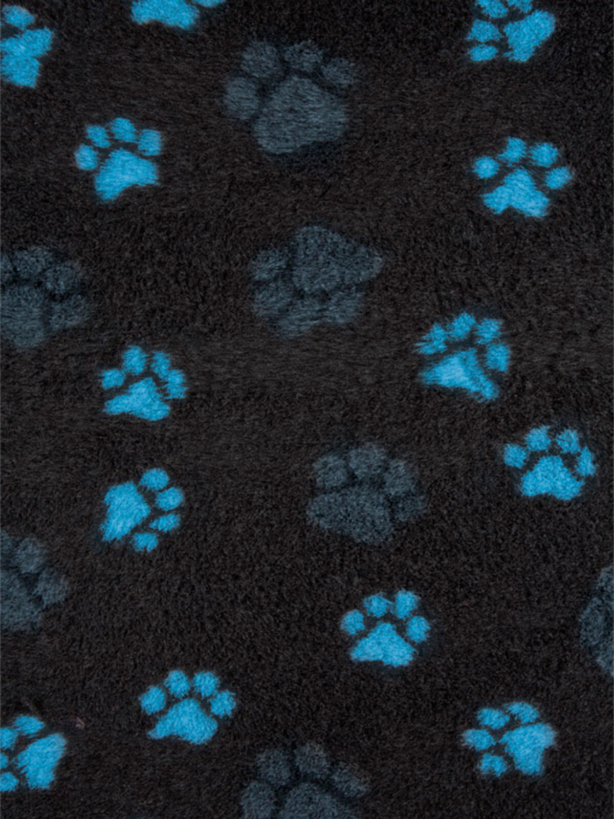 Коврик меховой для собак ProFleece 1х1,6 м угольный/голубой - фотография № 1