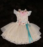 Платье Luts Camomile One-piece (Ромашка для кукол БЖД Латс 43 см) - изображение