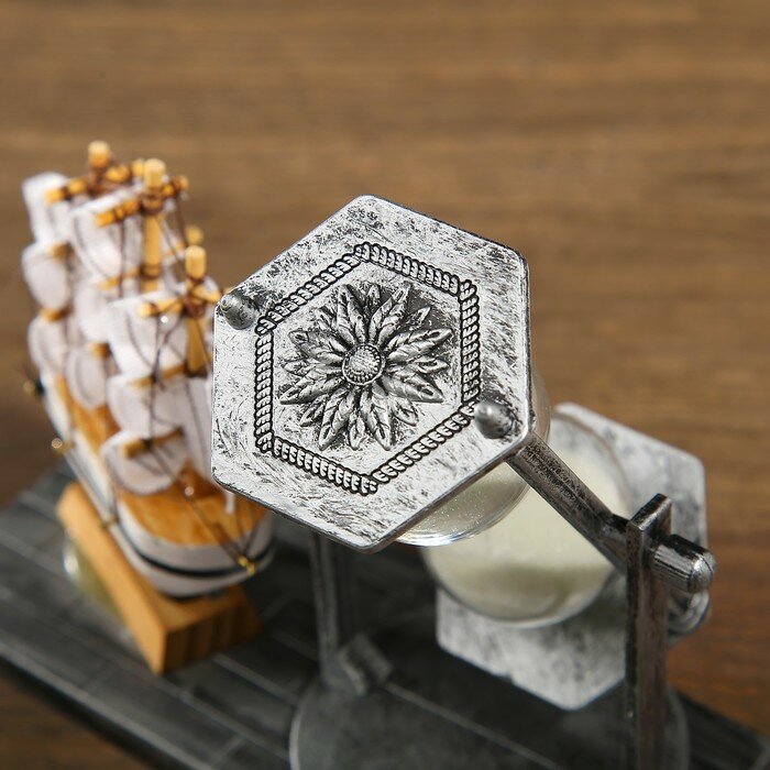 Песочные часы "Фрегат", сувенирные, 15.5 х 6.5 х 12.5 см, микс - фотография № 7