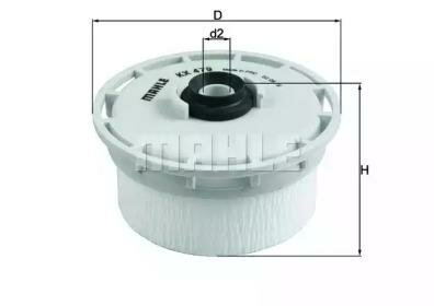 Knecht фильтр топливный toyota land cruiser j200 4.5d 08- kx479d