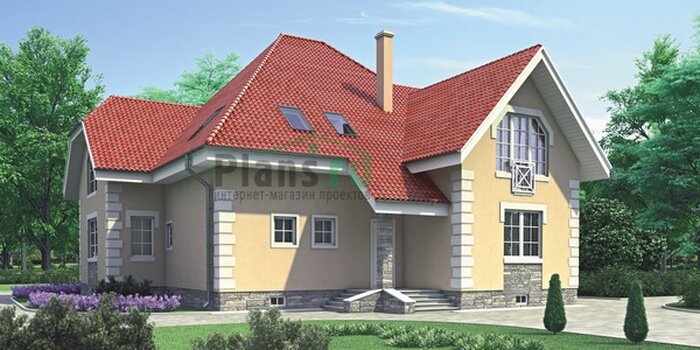 Проект дома Plans-52-32 (347 кв.м, газобетон) - фотография № 1
