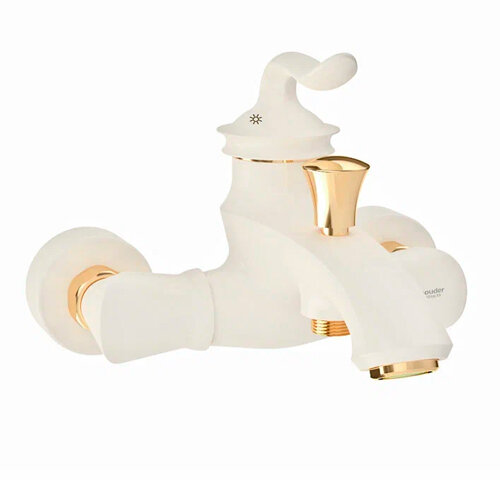 Смеситель для ванны Shouder Luka 0200116 слоновая кость