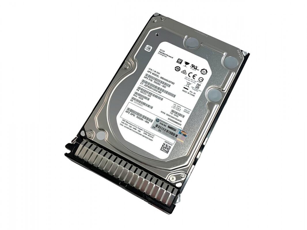 Жесткий диск 765864-001 HP 6TB 12G SAS 7.2K rpm LFF (3.5-inch) for gen8/gen9/gen10