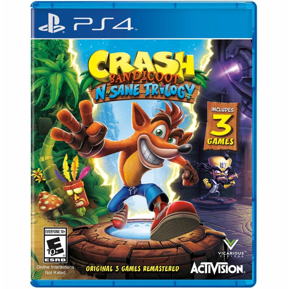 Игра для приставки Activision Crash Bandicoot N. Sane Trilogy PS4, английская версия