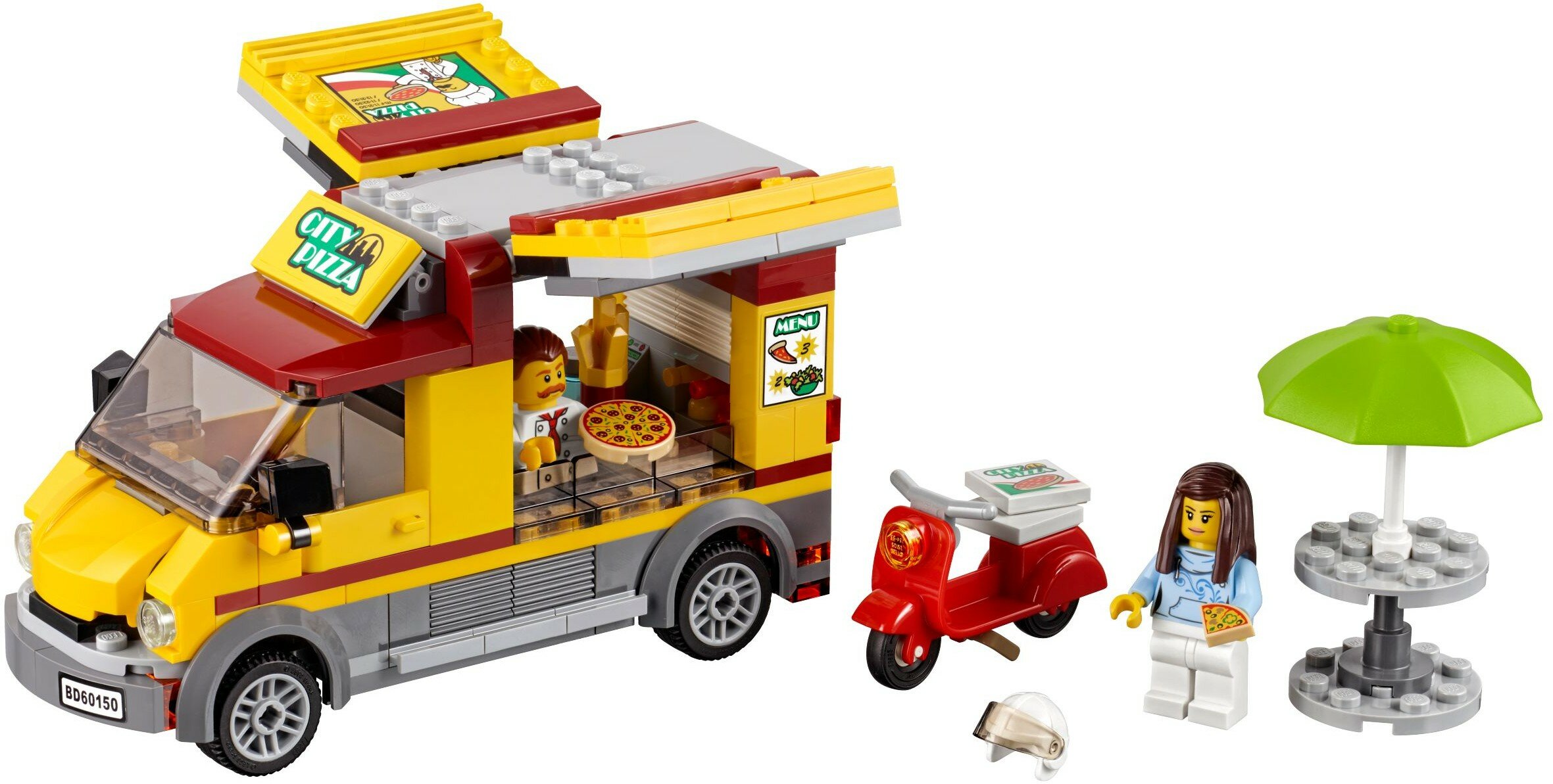 LEGO 60150 - Лего Фургон-пиццерия