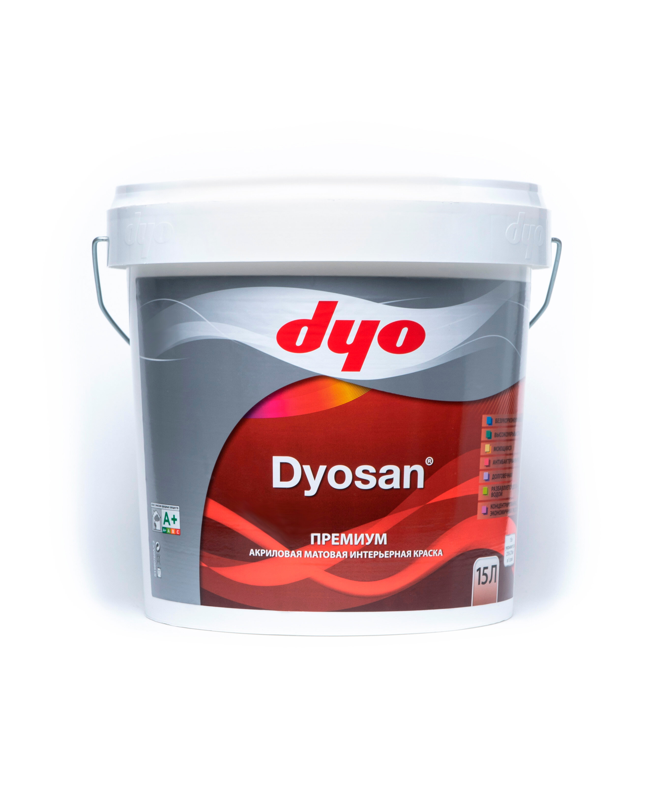 Краска интерьерная акриловая матовая DYOSAN 15л "Dyo"