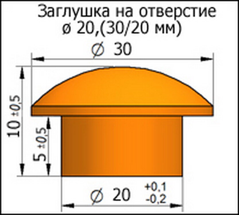 Заглушка деревянная на отверстие, D 20 мм, сосна (100 шт/уп). - фотография № 2