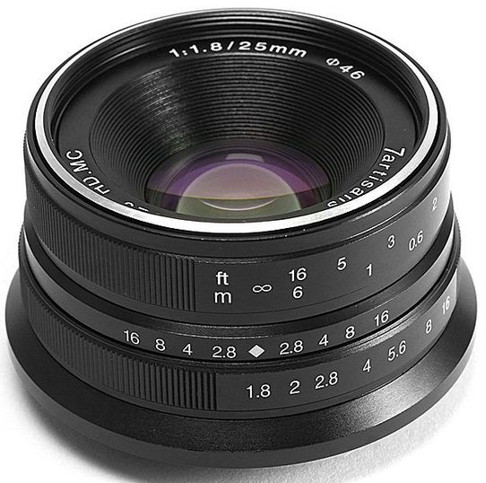 Объектив 7Artisans 25mm F1.8 Micro 4/3 черный