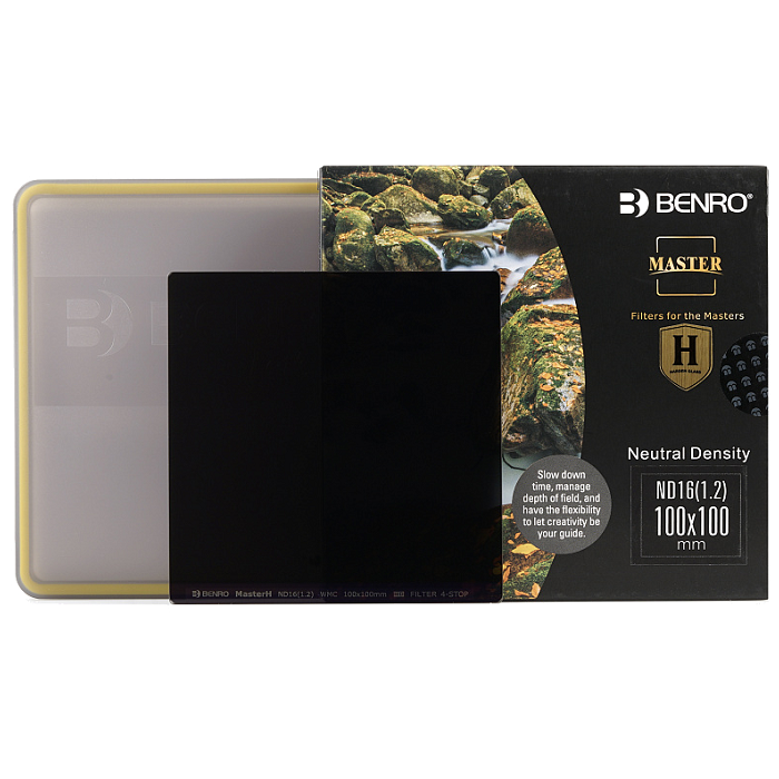 Benro Master Harden Series ND16 (1.2) Square Filter 100х100 мм светофильтр нейтрально-серый