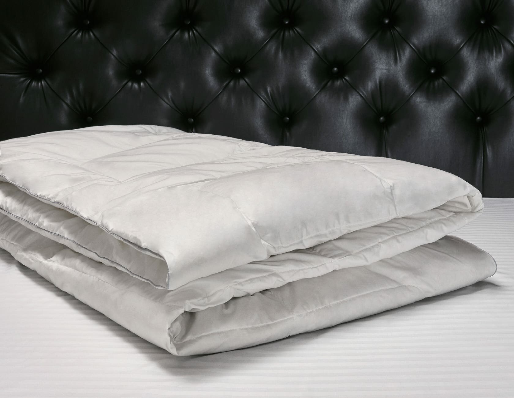 Пуховые одеяла ЗефирТекс Одеяло Marlene, однотонный, белый (172х205 см,) - фотография № 3
