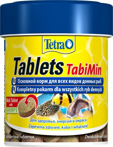 Tetra Корм Tetra Tablets TabiMin для сомов и донных рыб, 120 таб.