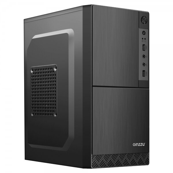 Корпус GINZZU B190, mATX, 450W, черный