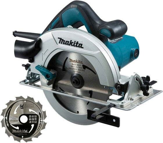 Пила циркулярная MAKITA HS7601X1 187286 пила диск 1200Вт 5200об\\\\м диск-ф190х30мм рез-66мм 4.0кг ко