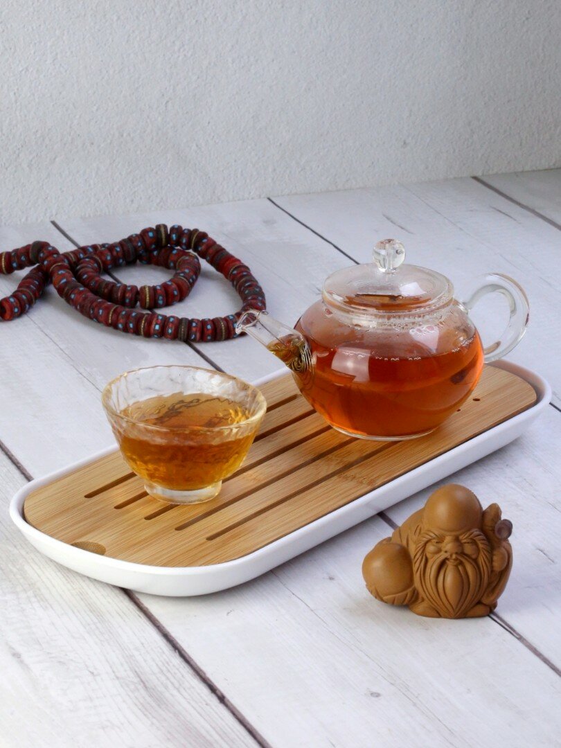 Чай чёрный ТМ "Ча Бао" - Золотая улитка, картон, Китай, 100 гр. - фотография № 4