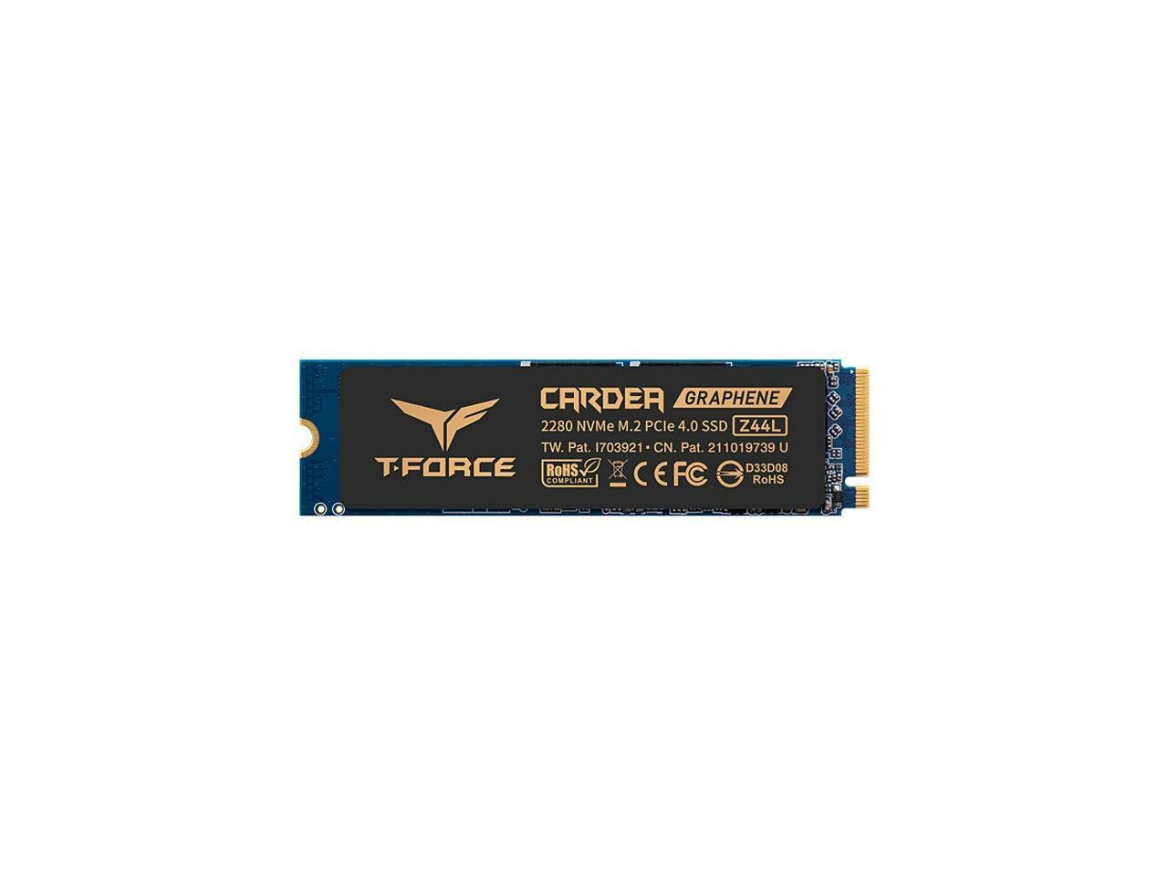 Накопитель SSD M.2 PCIe TEAMGROUP T-FORCE CARDEA Z44L 1TB Graphene HS