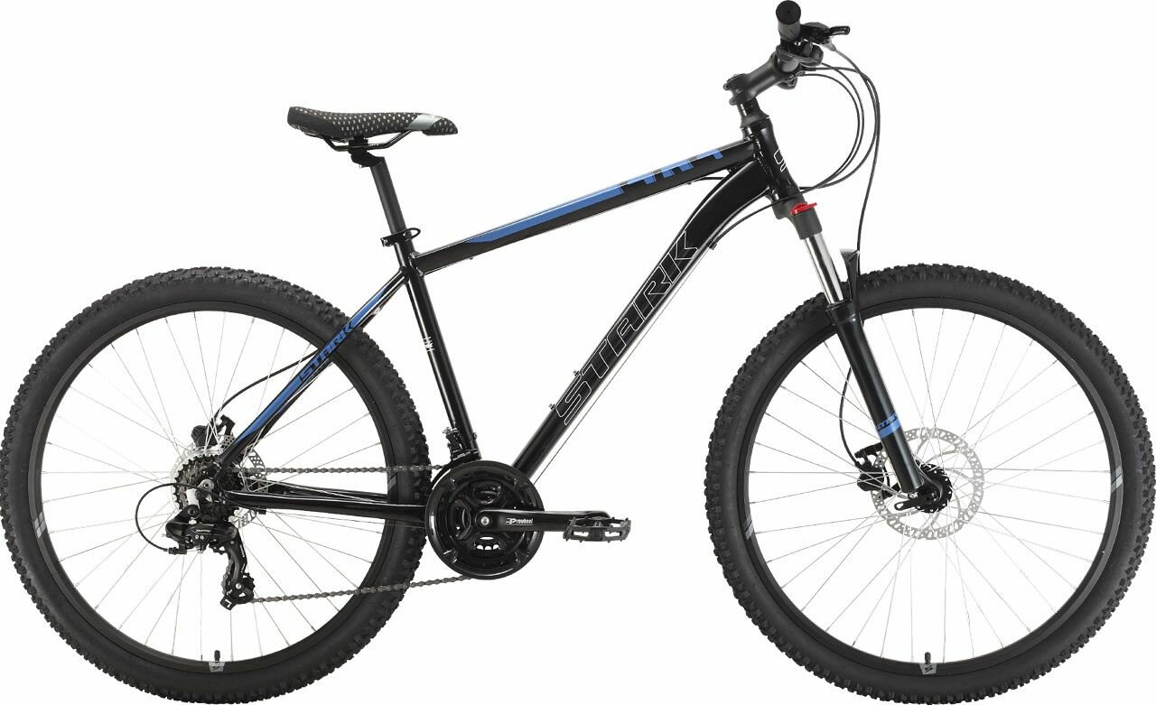 Велосипед Stark Hunter 27.2 HD (2022) (Велосипед Stark'22 Hunter 27.2 HD черный/голубой 20", HQ-0005033)