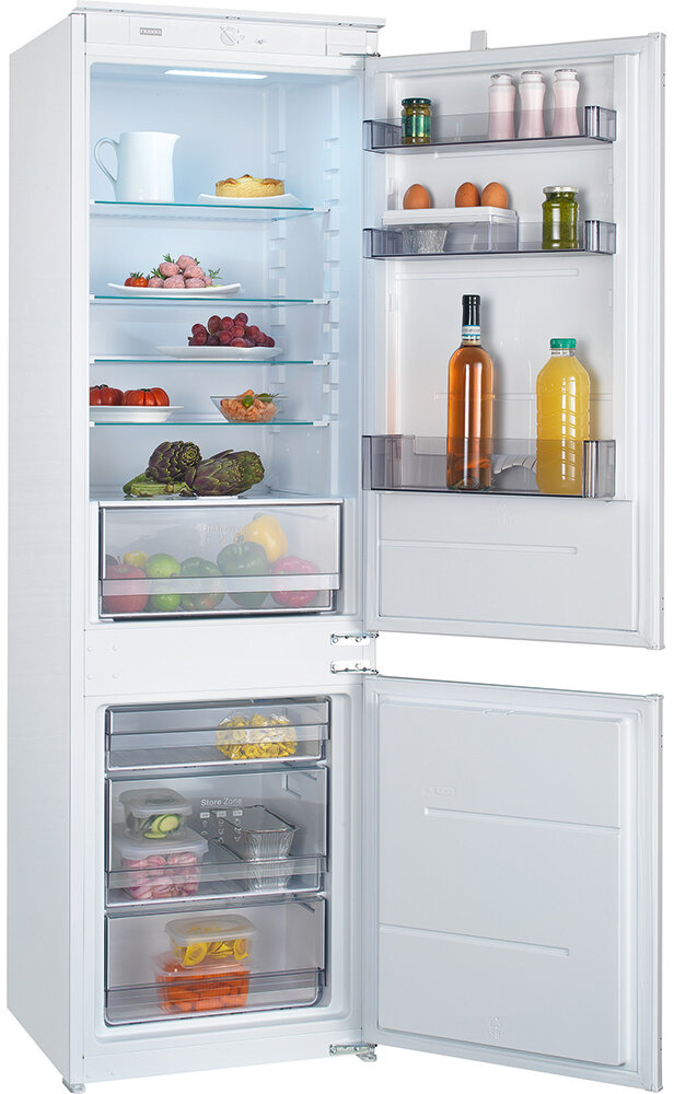 Franke Холодильник Franke 118.0524.539/ Better, FCB 320 NR MS A+, Статическая система охлаждения с технологией FrostLess, 1772/540/545 (в/ш/г)мм, Скользящие направляющие
