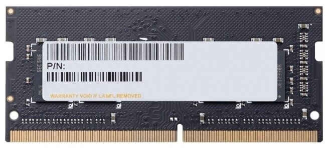 Apacer Модуль оперативной памяти SO-DIMM 8ГБ DDR4 SDRAM Apacer AS08GGB26CQYBGH ES.08G2V.GNH (PC21300, 2666МГц, CL19) (ret)