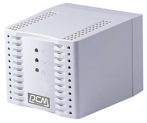 Стабилизатор напряжения Powercom TCA-2000 1000Вт 2000ВА белый