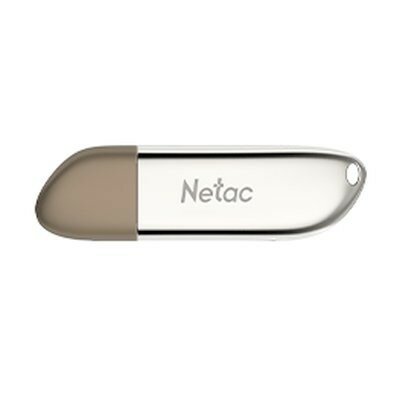 Netac USB Drive 16GB U352 , USB2.0, с колпачком, металлическая